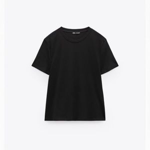 Zara short sleeve black tee